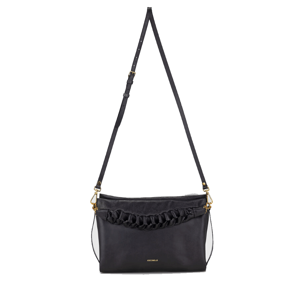 Borsa Donna a Mano COCCINELLE in Pelle Liscia linea Boheme Medium colore Nero