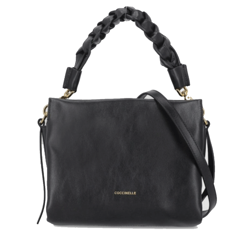 Borsa Donna a Mano COCCINELLE linea Boheme Small in Pelle Liscia Nera