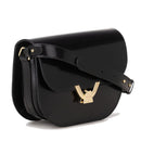 Borsa Donna a Tracolla COCCINELLE in Pelle Liscia Nera linea Dew Small