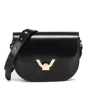 Borsa Donna a Tracolla COCCINELLE in Pelle Liscia Nera linea Dew Small