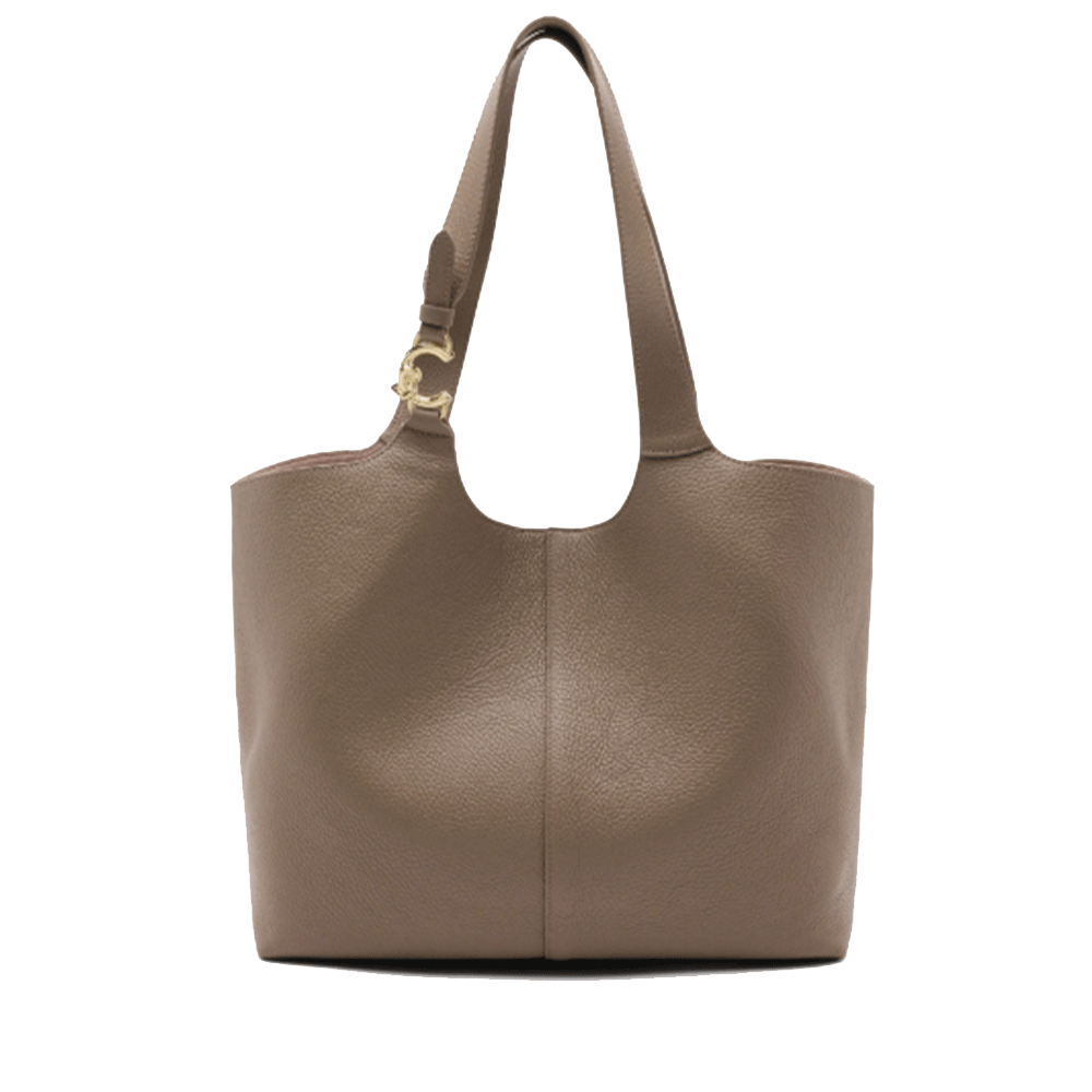 Borsa Donna a Spalla COCCINELLE Linea C-Easy Large Colore Warm Taupe