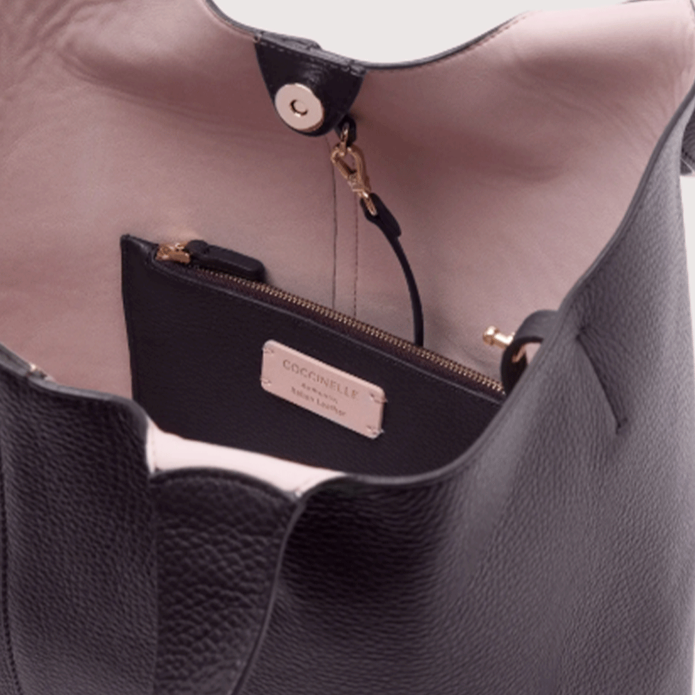 Borsa Donna a Spalla COCCINELLE Linea C-Easy Large Colore Prune