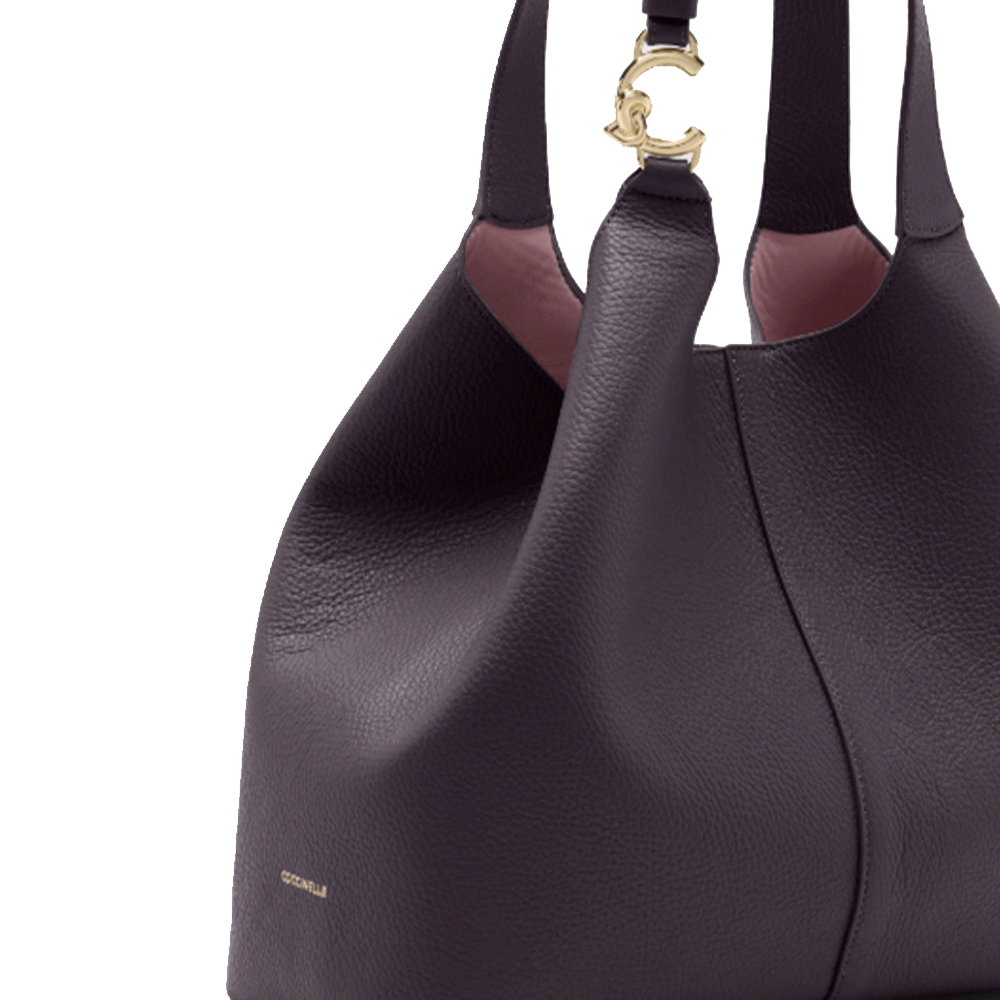 Borsa Donna a Spalla COCCINELLE Linea C-Easy Large Colore Prune