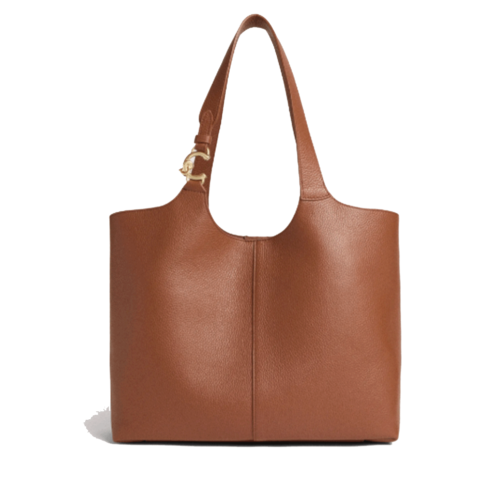 Borsa Donna a Spalla COCCINELLE Linea C-Easy Large Colore Cognac