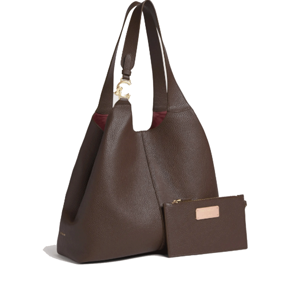 Borsa Donna a Spalla COCCINELLE Linea C-Easy Large Colore Brunette