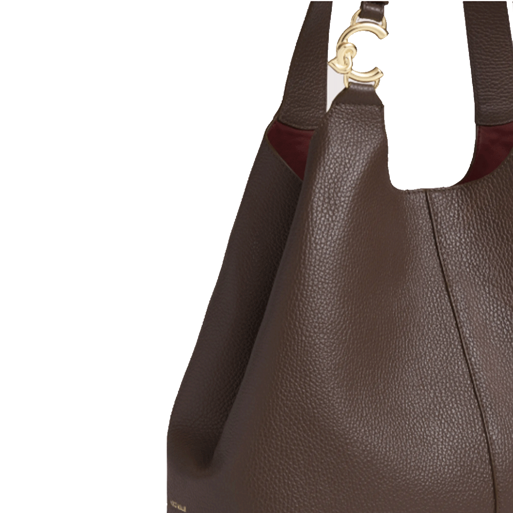 Borsa Donna a Spalla COCCINELLE Linea C-Easy Large Colore Brunette