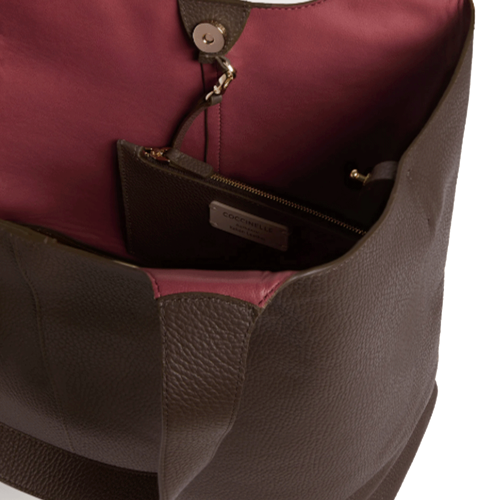 Borsa Donna a Spalla COCCINELLE Linea C-Easy Large Colore Brunette