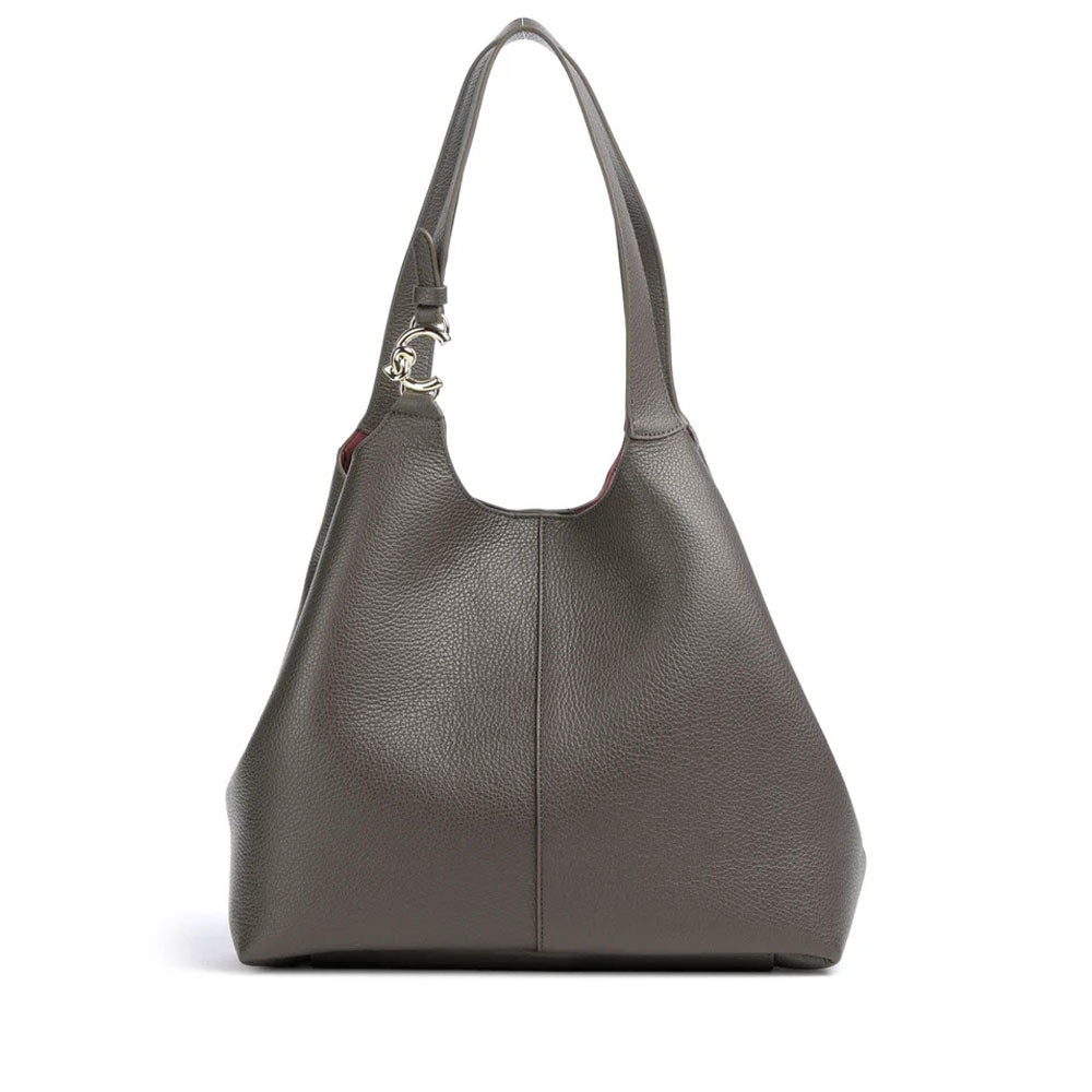Borsa Donna a Spalla COCCINELLE Linea C-Easy Large Colore Fango