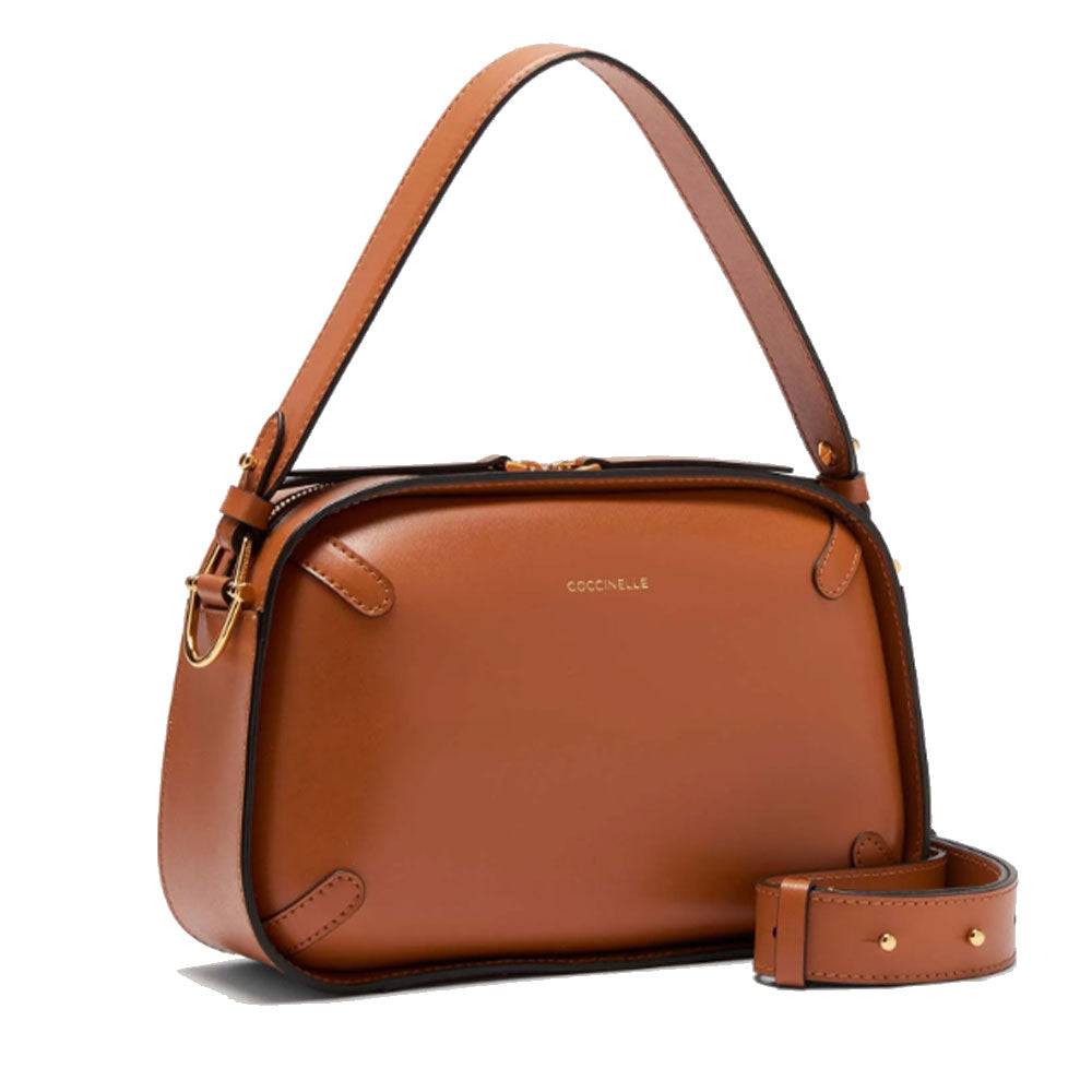 Borsa Donna a Mano COCCINELLE in Pelle linea Maleta Calf Cocker Small Colore Cuir