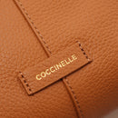 COCCINELLE Damenhandtasche aus Leder Abigail Line Farbe Cuir