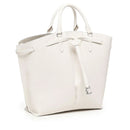 Damen-Beuteltasche COCCINELLE aus Leder Modell Flores in Blanco