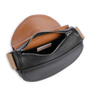 Borsa Donna a Tracolla COCCINELLE in Pelle linea Raquel Colore Noir - Cuir Misura Piccola
