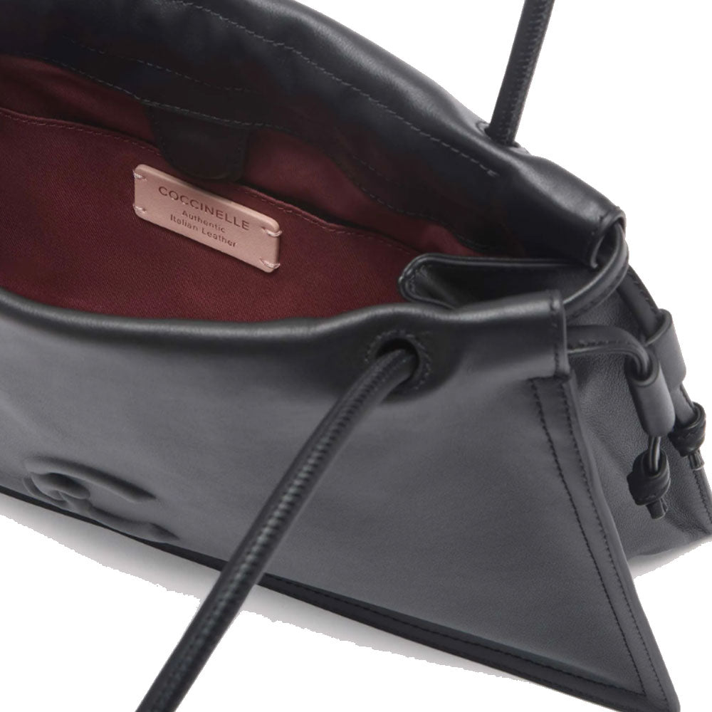 Borsa Donna a Spalla COCCINELLE in Pelle linea Dulse Medium Colore Nero