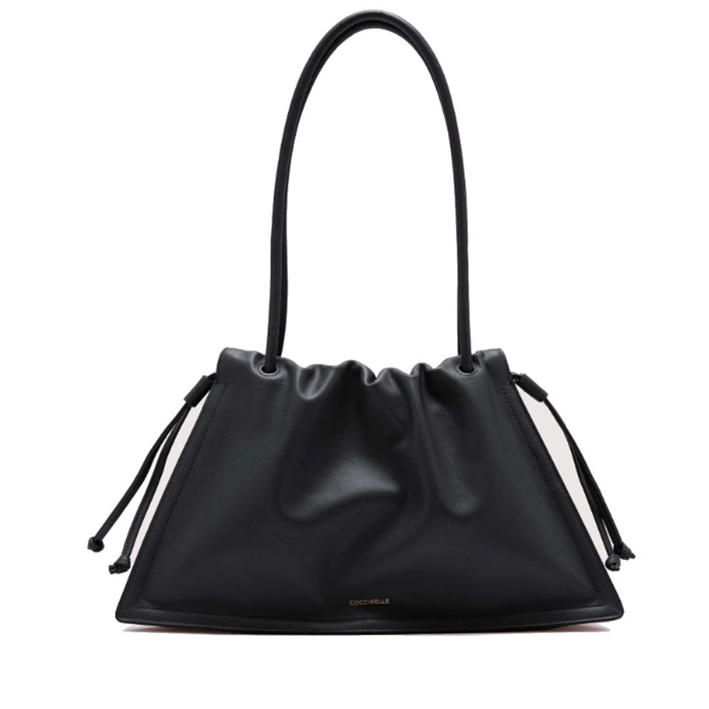 Borsa Donna a Spalla COCCINELLE in Pelle linea Dulse Medium Colore Nero