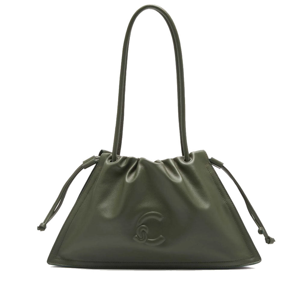 Borsa Donna a Spalla COCCINELLE in Pelle linea Dulse Medium Colore Alga