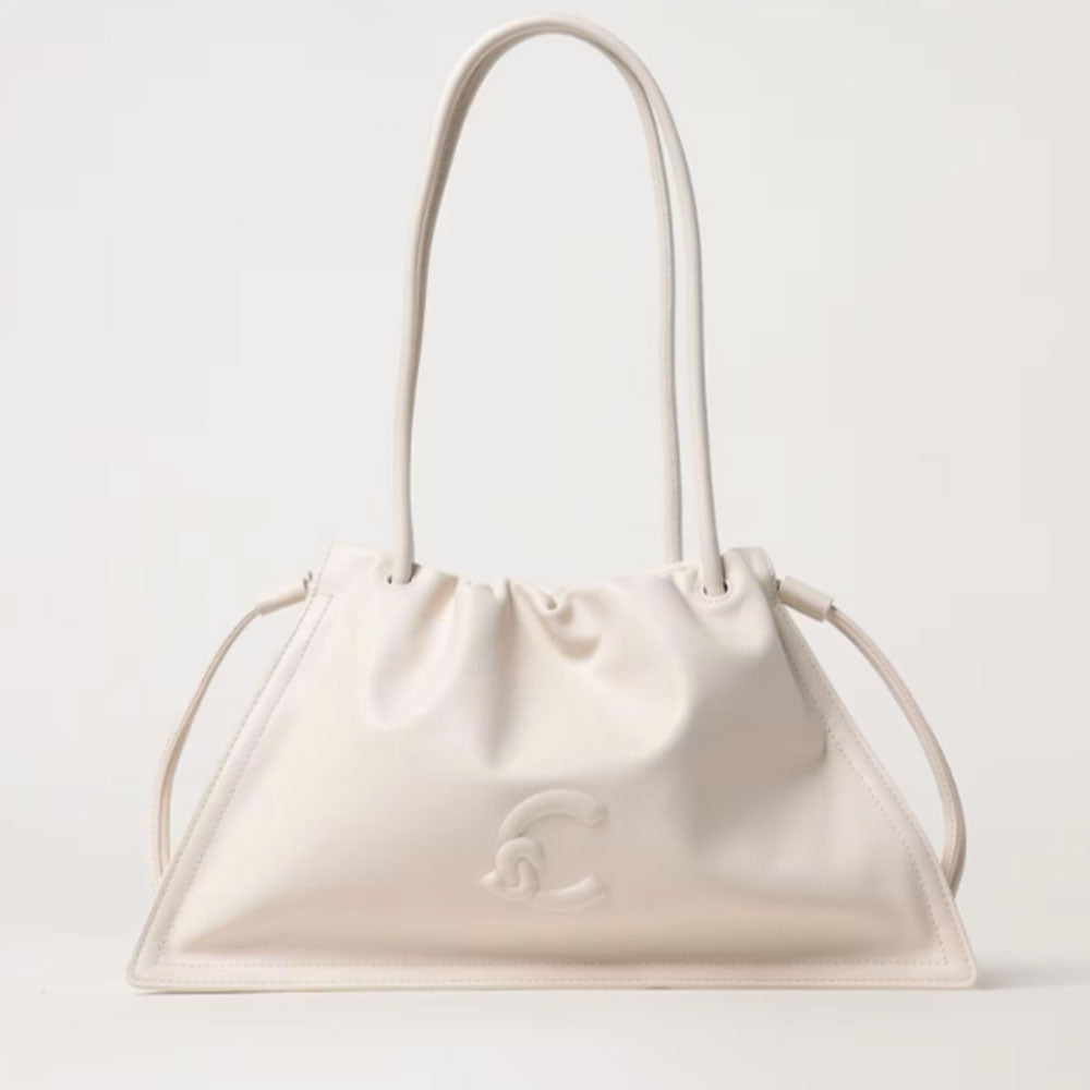 Borsa Donna a Spalla COCCINELLE in Pelle linea Dulse Medium Colore Blanco