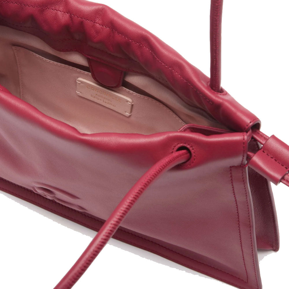 Borsa Donna a Spalla COCCINELLE in Pelle linea Dulse Medium Colore Sangria