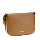 Damen-Umhängetasche COCCINELLE aus Leder Modell C-Me Calf Cocker Small in Cognac
