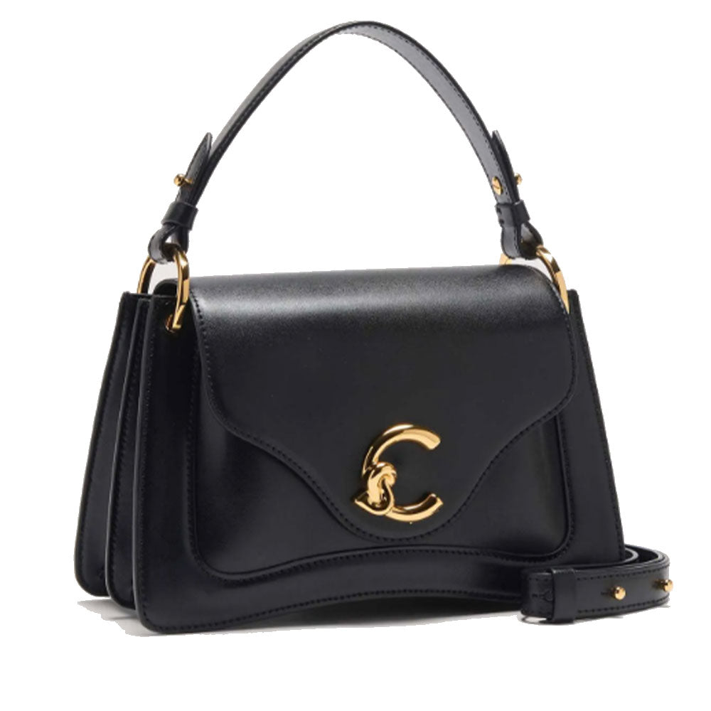 COCCINELLE Damenhandtasche aus Leder C-Me Calf Cocker Small Line Schwarz