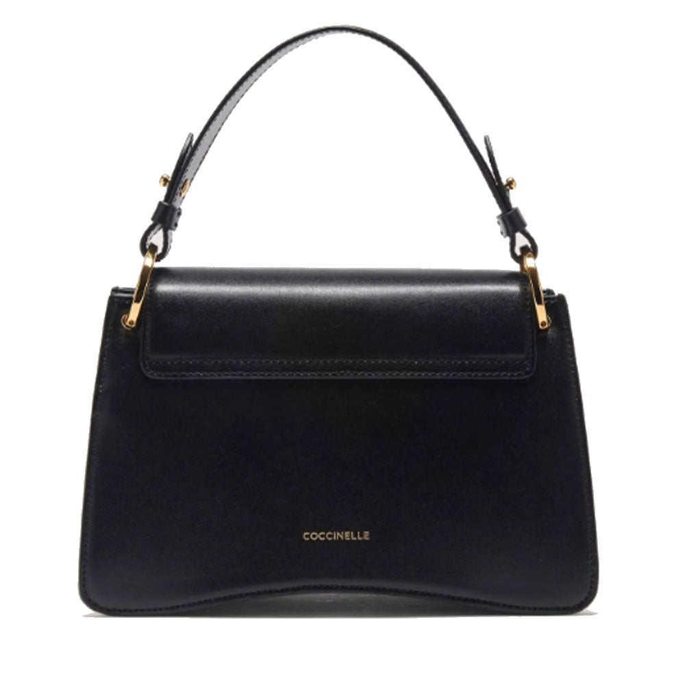 COCCINELLE Damenhandtasche aus Leder C-Me Calf Cocker Small Line Schwarz