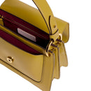 Damen-Henkeltasche COCCINELLE aus Leder Modell C-Me Calf Cocker Small in Seagrass