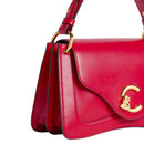 Borsa Donna a Mano COCCINELLE in Pelle linea C-Me Calf Cocker Small Colore Scarlet