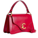 Borsa Donna a Mano COCCINELLE in Pelle linea C-Me Calf Cocker Small Colore Scarlet