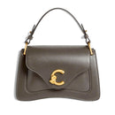 Women's Handbag COCCINELLE C-Me Calf Cocker Small in Fango Leather