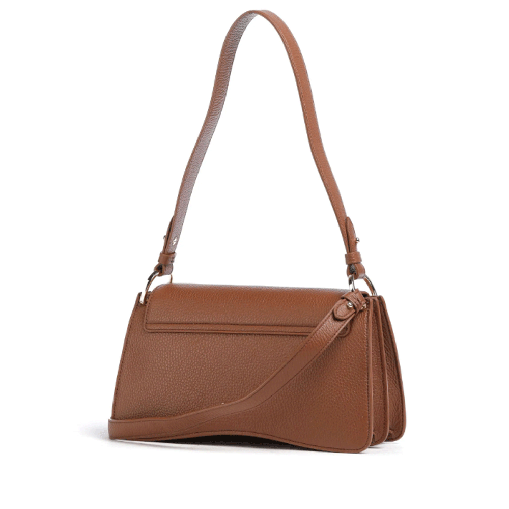 Borsa Donna a Spall COCCINELLE in Pelle linea C-Me Colore Cognac