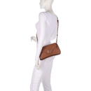 Borsa Donna a Spall COCCINELLE in Pelle linea C-Me Colore Cognac