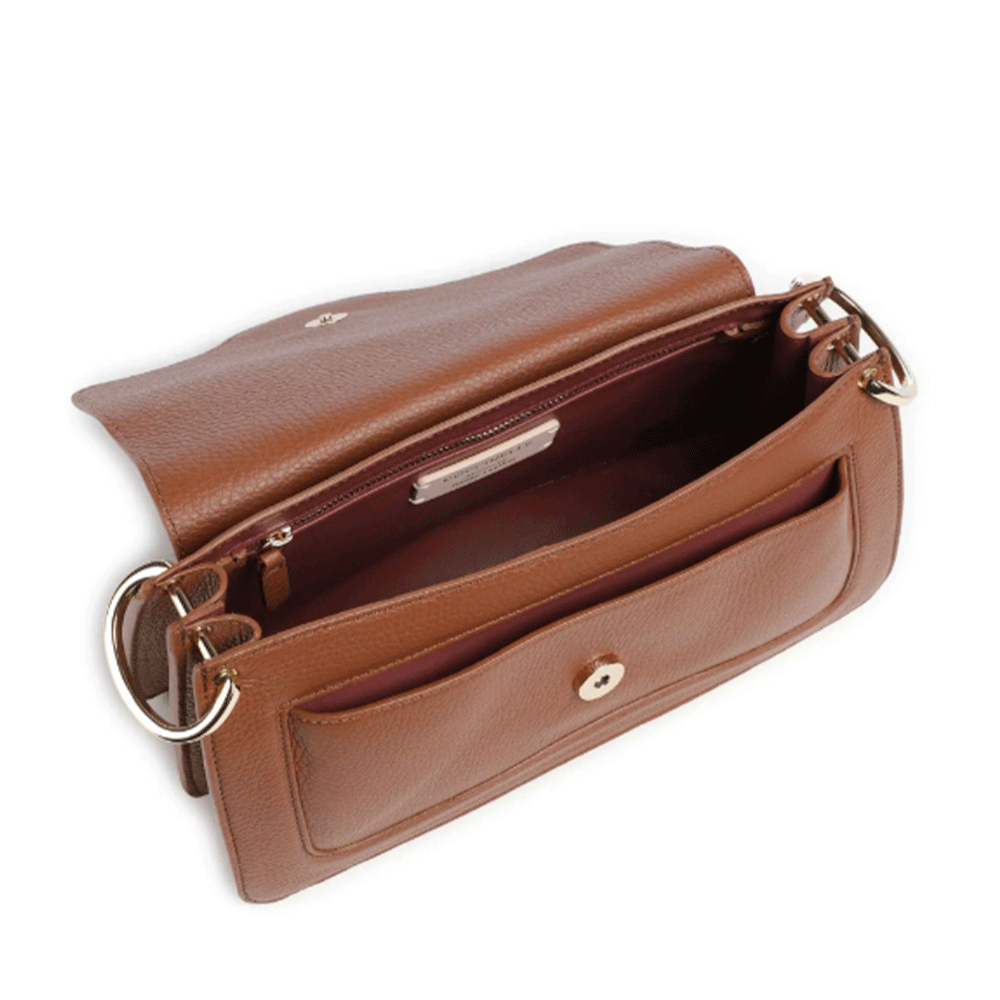 Borsa Donna a Spall COCCINELLE in Pelle linea C-Me Colore Cognac