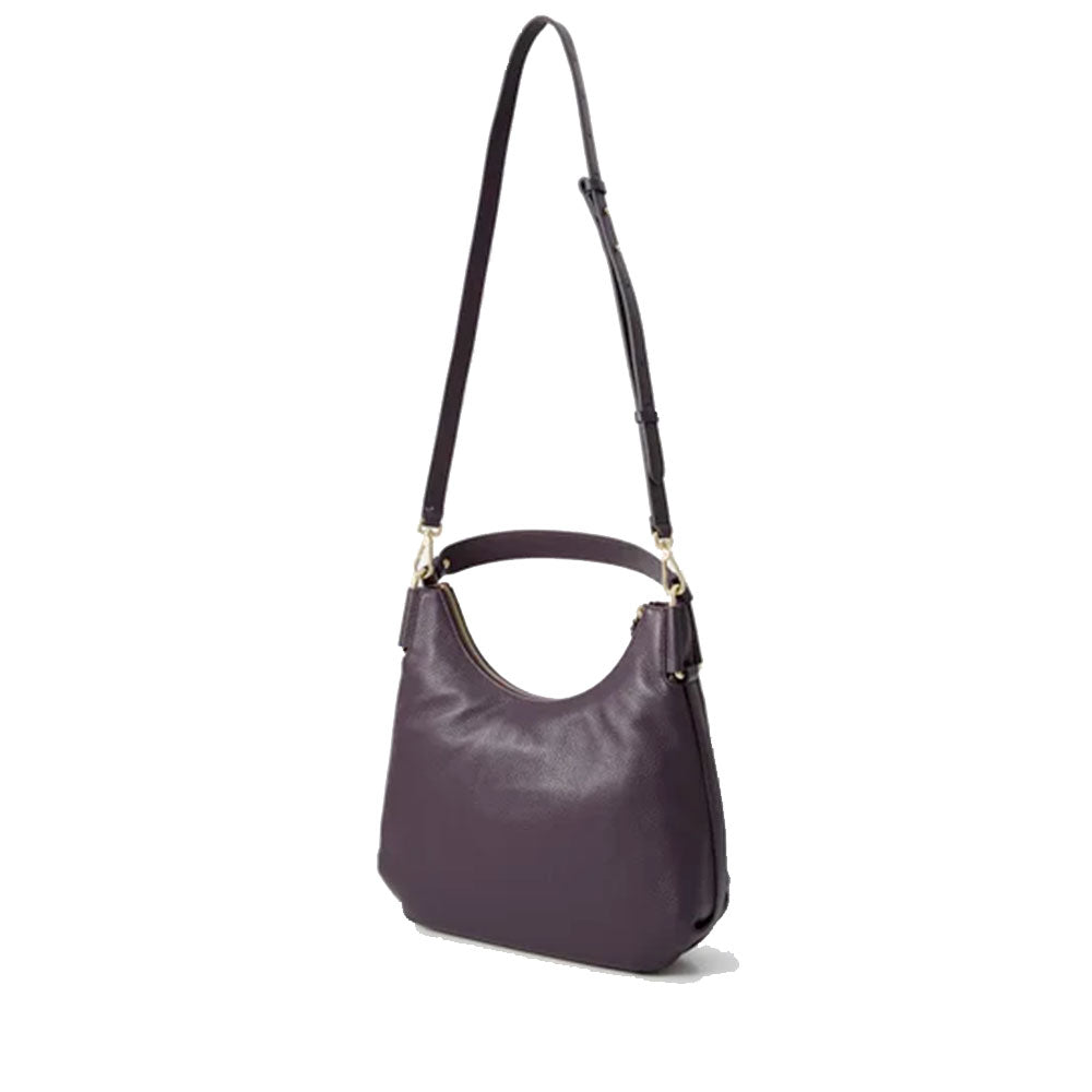 Borsa Donna Hobo a Spalla COCCINELLE Linea Rebekka Colore Prune