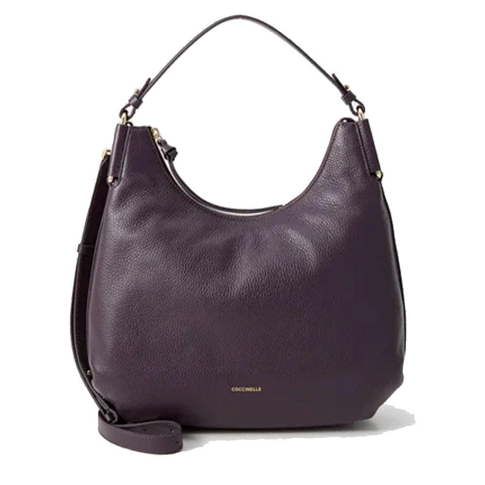 Borsa Donna Hobo a Spalla COCCINELLE Linea Rebekka Colore Prune