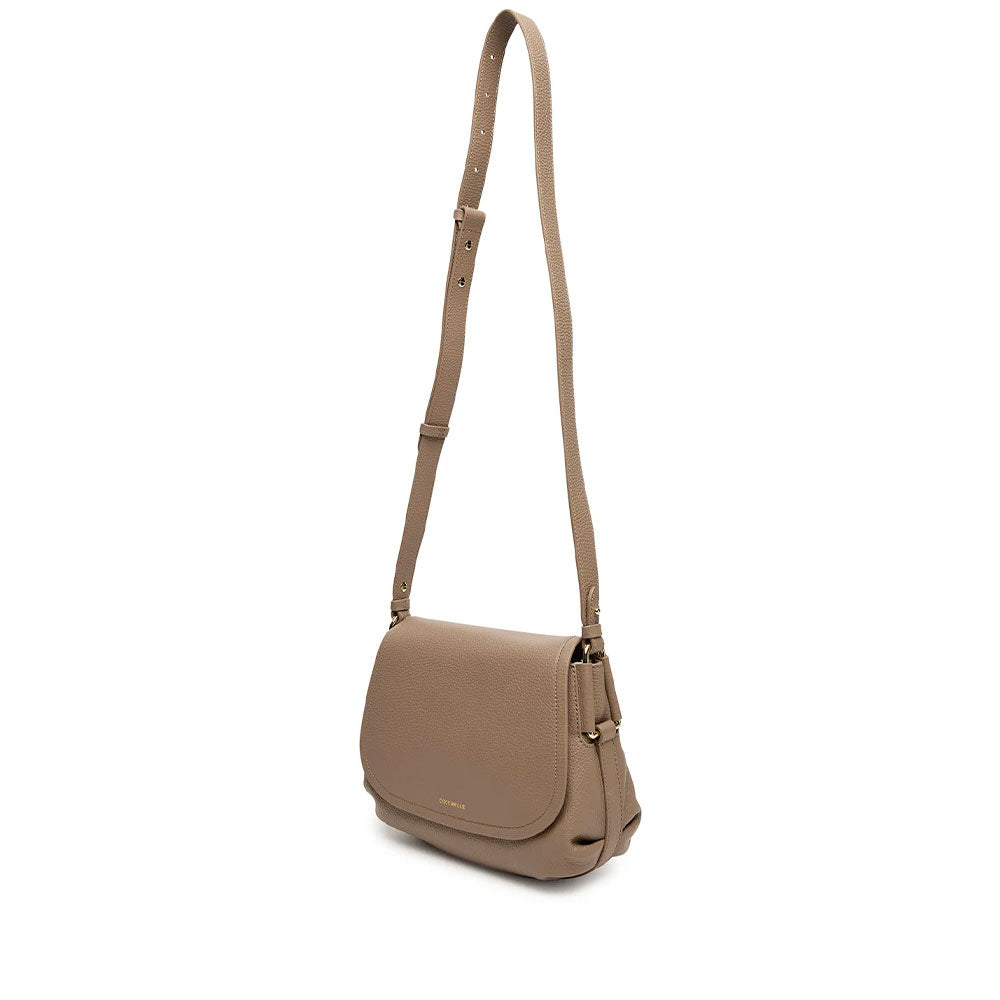 Borsa Donna a Tracolla COCCINELLE Linea Rebekka Colore Warm Taupe