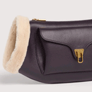 Borsa Donna a Tracolla COCCINELLE in Pelle linea Beat Artic Colore Prune - Natural
