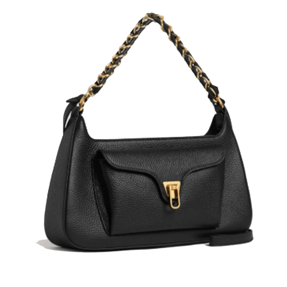 Borsa Donna a Mano COCCINELLE in Pelle linea Beat Generation Medium Colore Nero
