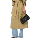 Damen-Henkeltasche COCCINELLE aus Leder Modell Beat Generation Medium in Perlmutt