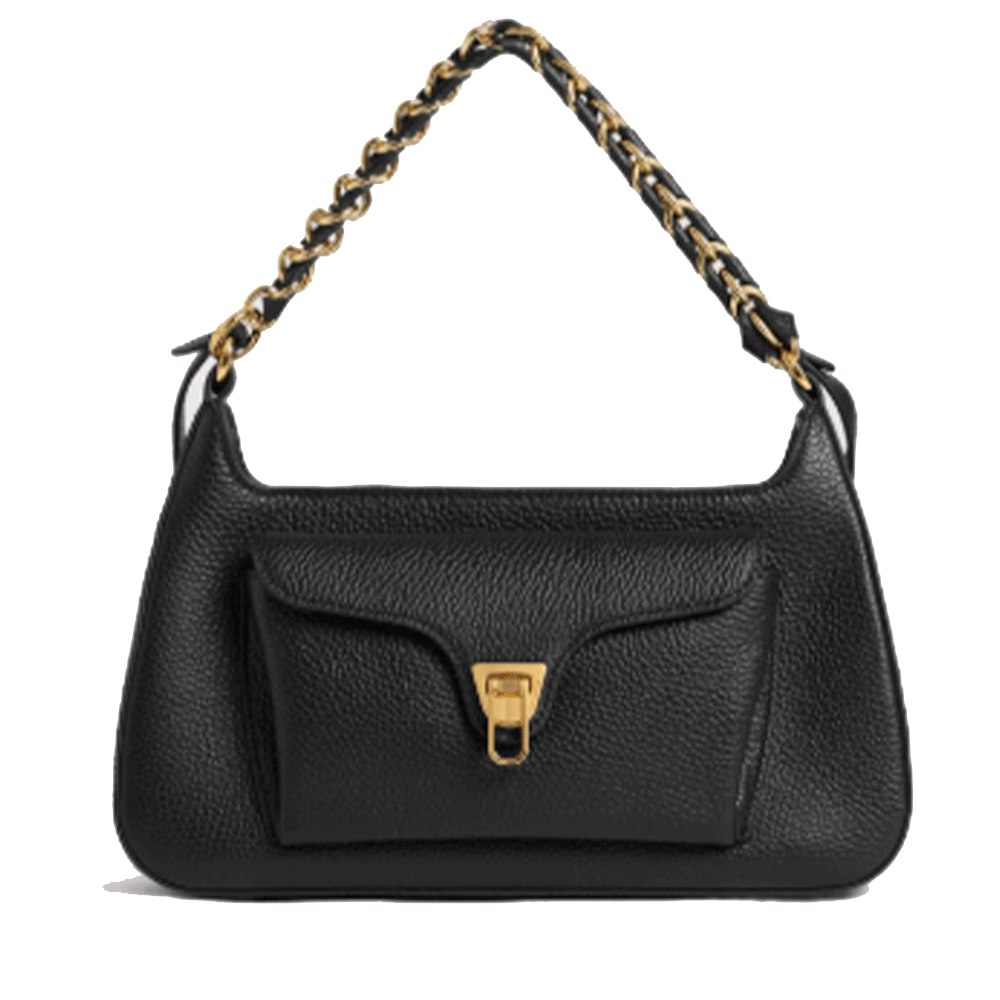 Borsa Donna a Mano COCCINELLE in Pelle linea Beat Generation Medium Colore Nero