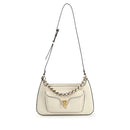 Damen-Henkeltasche COCCINELLE aus Leder Modell Beat Generation Medium in Perlmutt