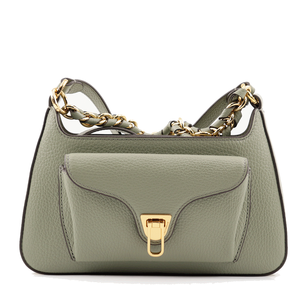 Borsa Donna a Spalla COCCINELLE in Pelle linea Beat Generation Small Colore Greenery