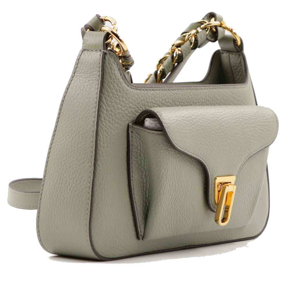 Borsa Donna a Spalla COCCINELLE in Pelle linea Beat Generation Small Colore Greenery