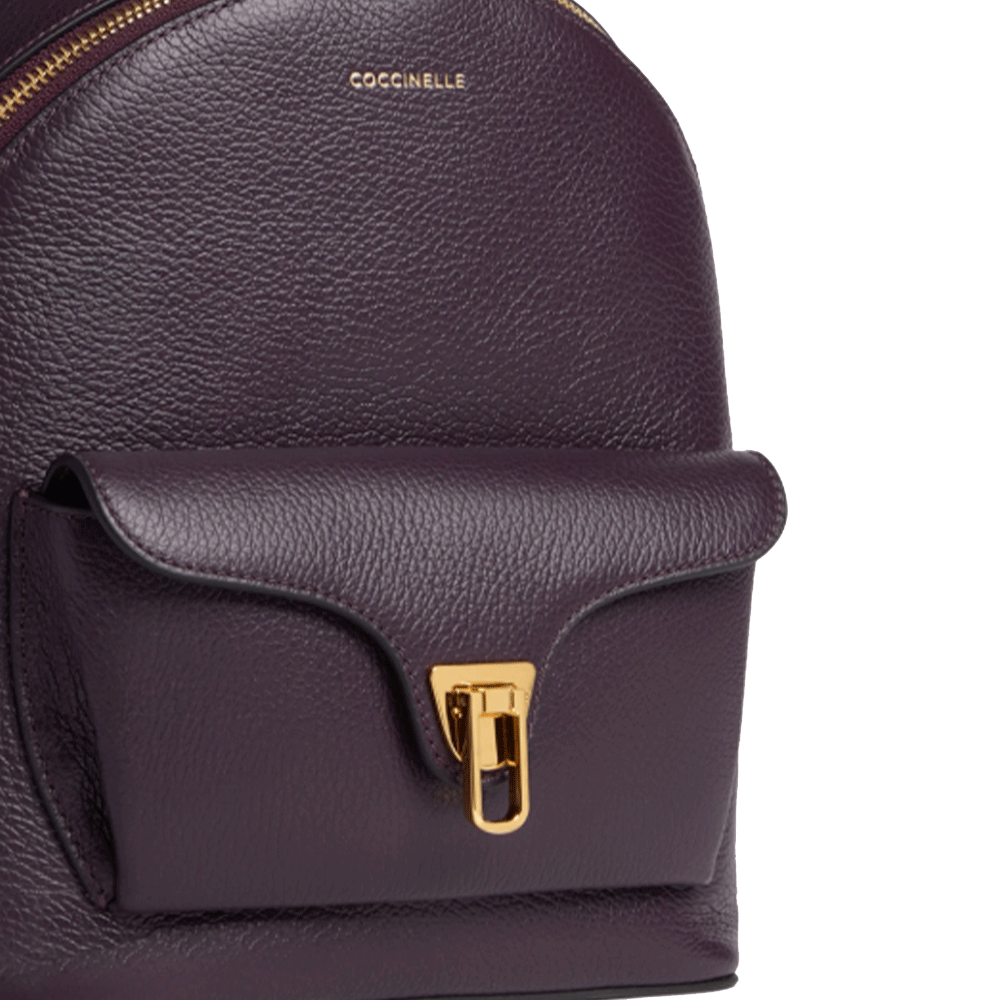 Zaino Donna COCCINELLE in Pelle Linea Beat Generation colore Prune