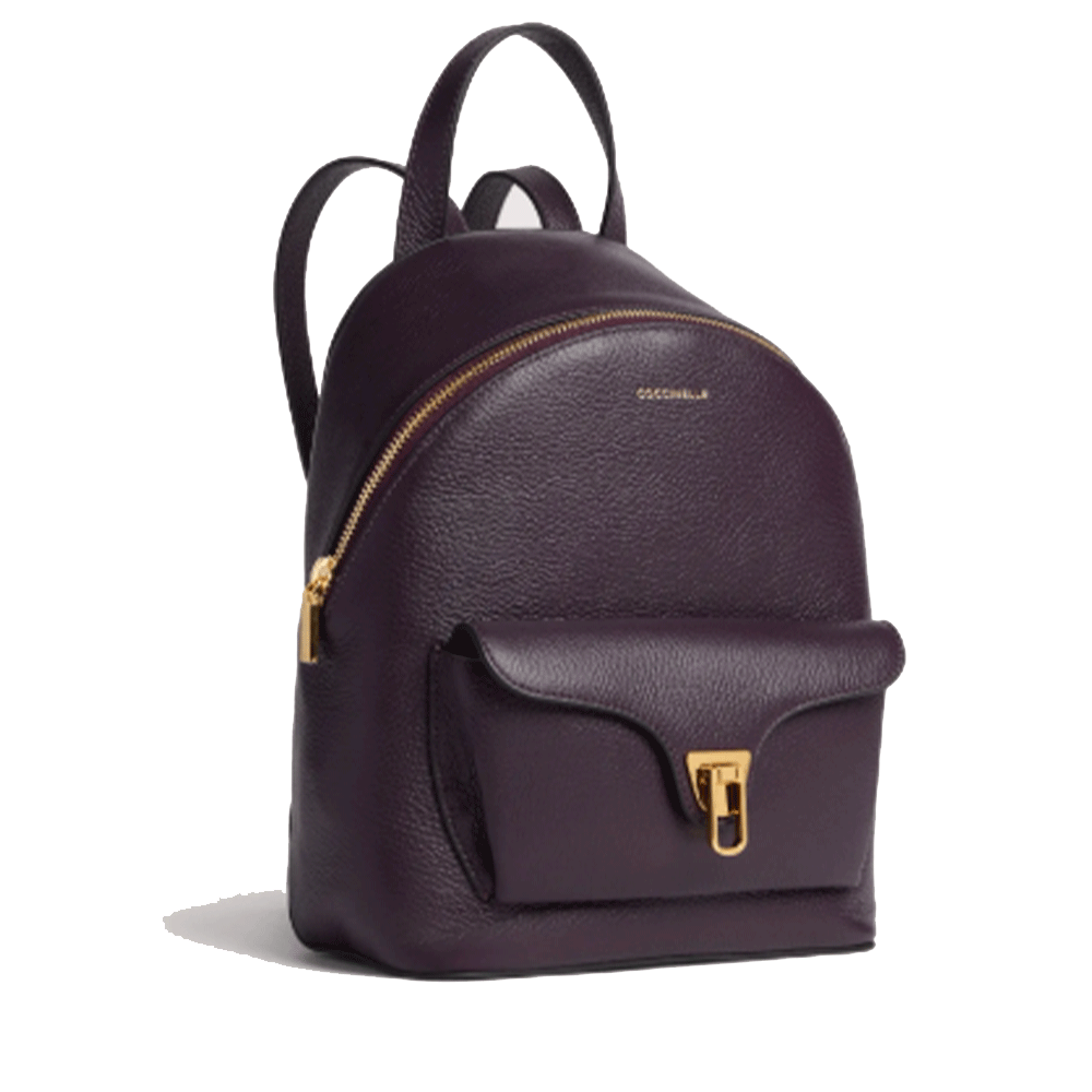 Zaino Donna COCCINELLE in Pelle Linea Beat Generation colore Prune