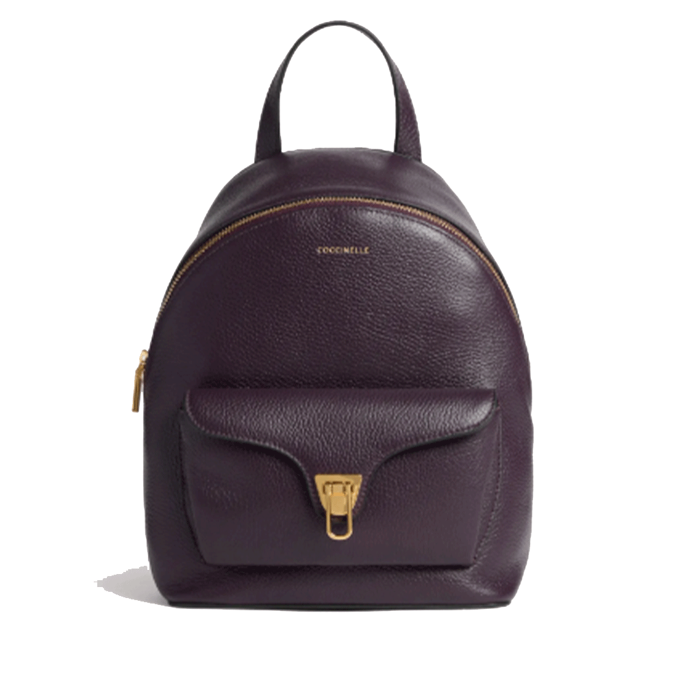 Zaino Donna COCCINELLE in Pelle Linea Beat Generation colore Prune