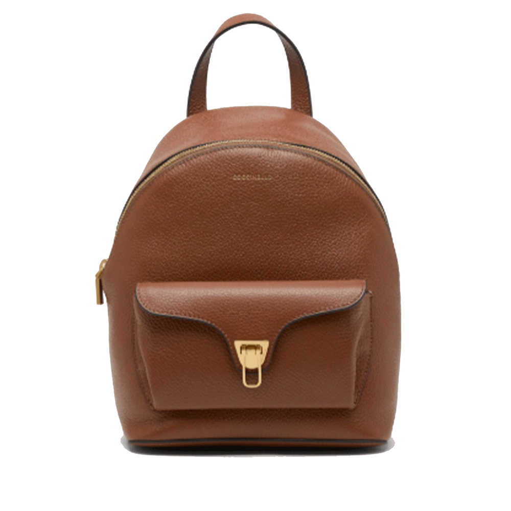 Zaino Donna COCCINELLE in Pelle Linea Beat Generation colore Cognac