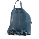 Großer Damen-Rucksack COCCINELLE aus Leder Modell Beat Generation in Deep Blue