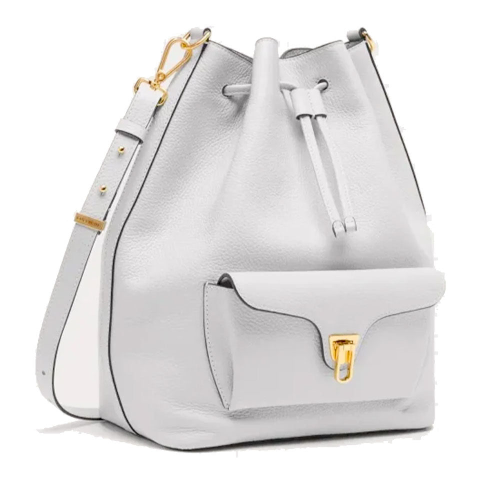 Borsa Donna a Spalla COCCINELLE in Pelle linea Beat Generation Medium Colore Snow