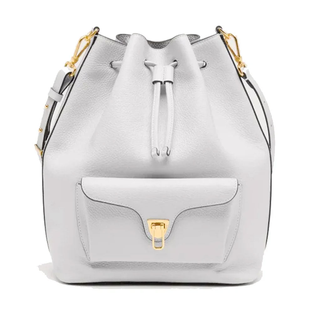Borsa Donna a Spalla COCCINELLE in Pelle linea Beat Generation Medium Colore Snow