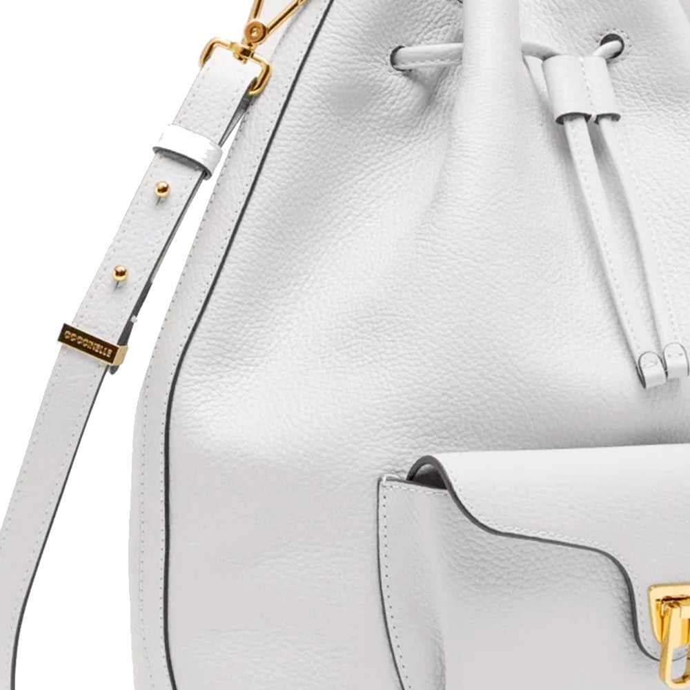 Borsa Donna a Spalla COCCINELLE in Pelle linea Beat Generation Medium Colore Snow