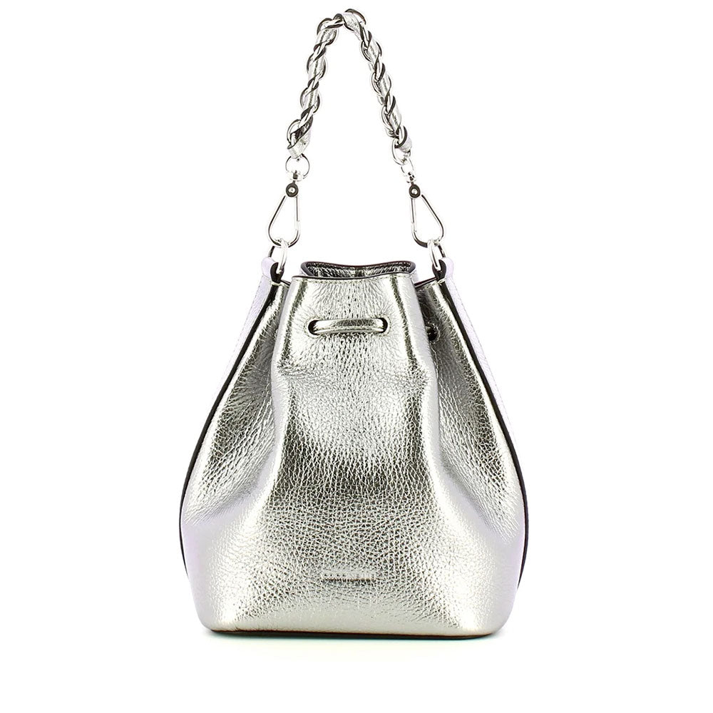 Borsa Donna a Mano COCCINELLE in Pelle linea Beat Generation Small Colore Steel